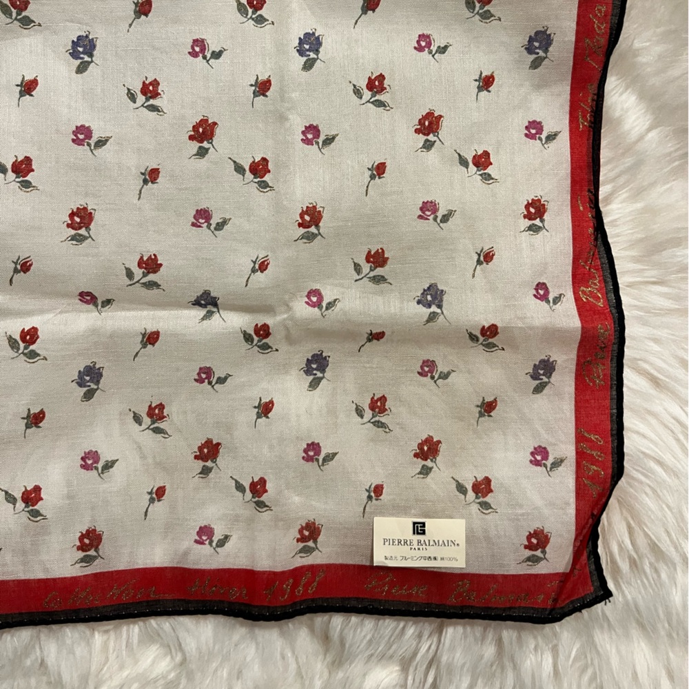 Pierre Balmain Handkerchief - Picture 4 of 6